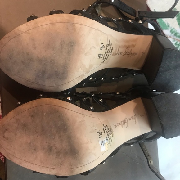 Sam Edelman Yadira Strappy Studded Block Heel - Picture 6 of 6